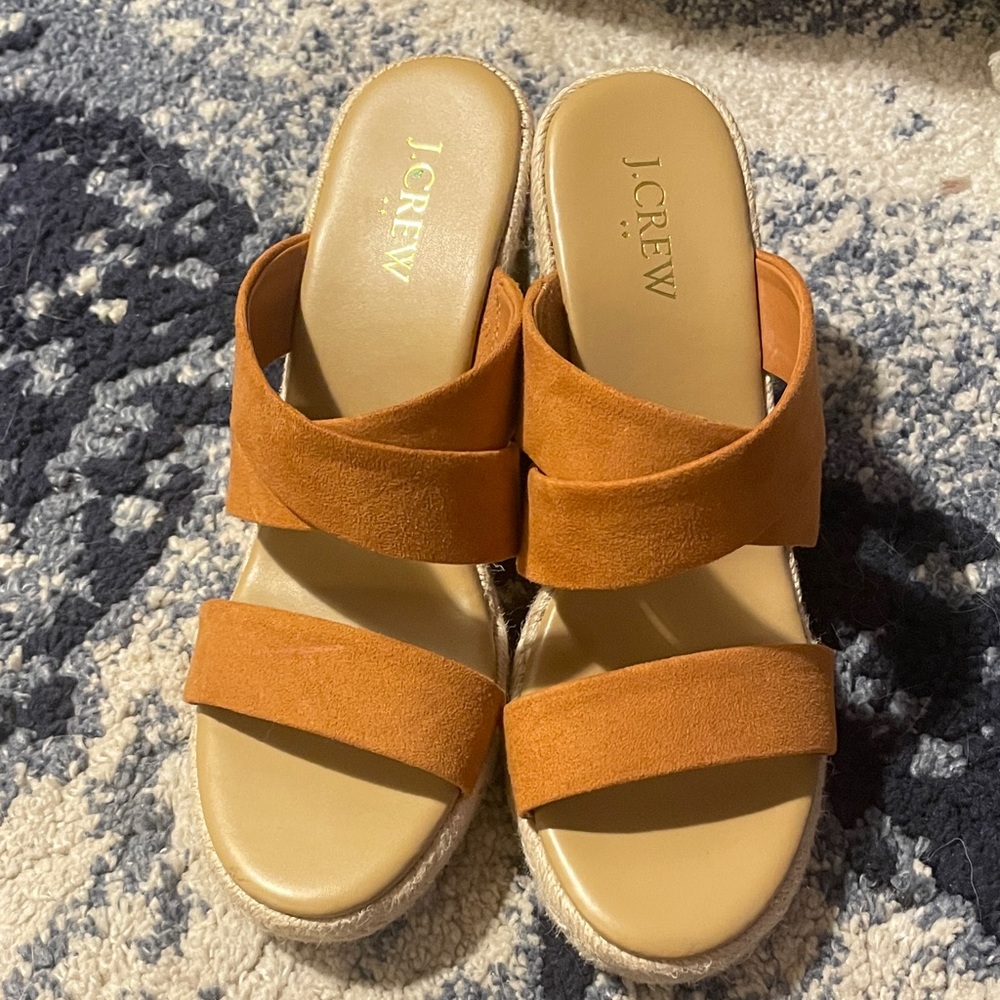 J. Crew Women's Brown wedges.